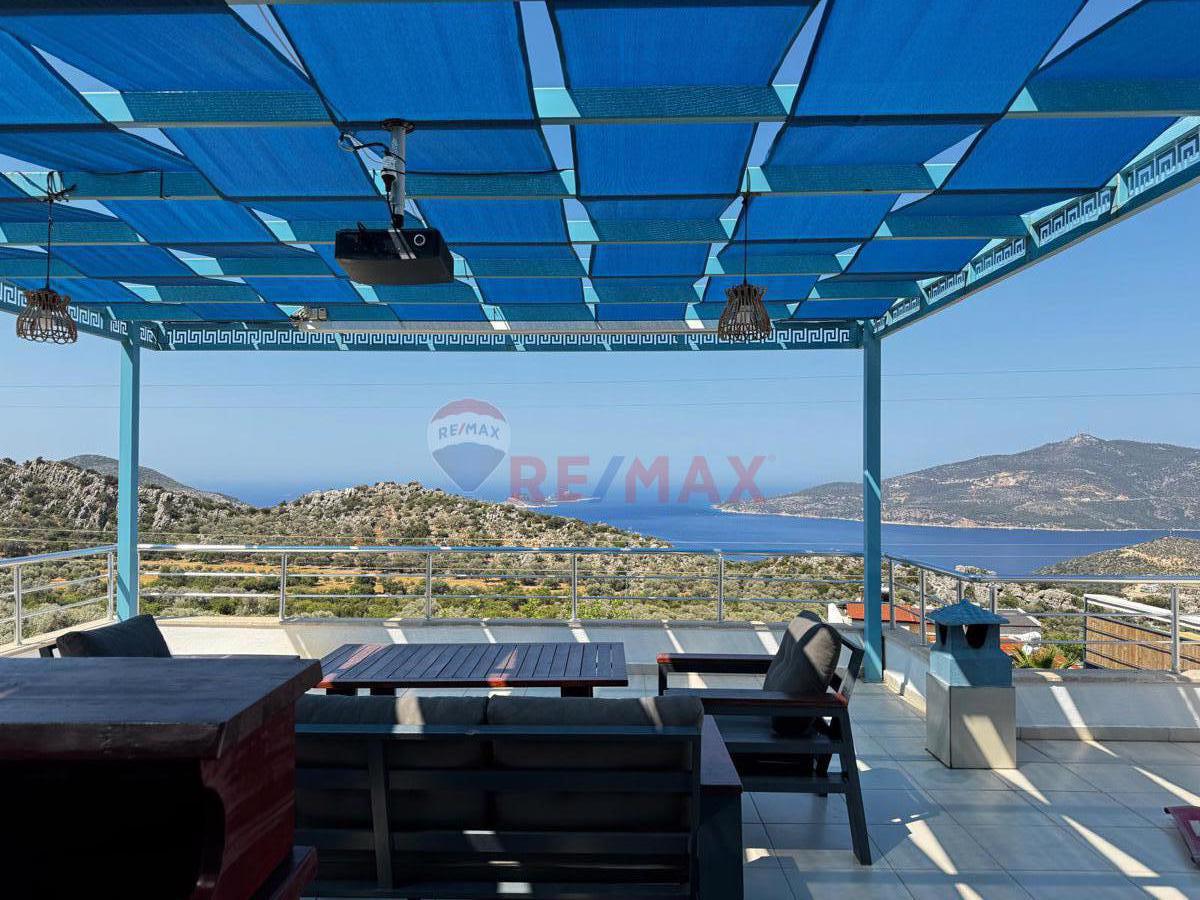 RE/MAX PUPA'DAN KALKAN'DA SATILIK LÜKS DENİZ MANZARALI VİLLA - Görsel 21
